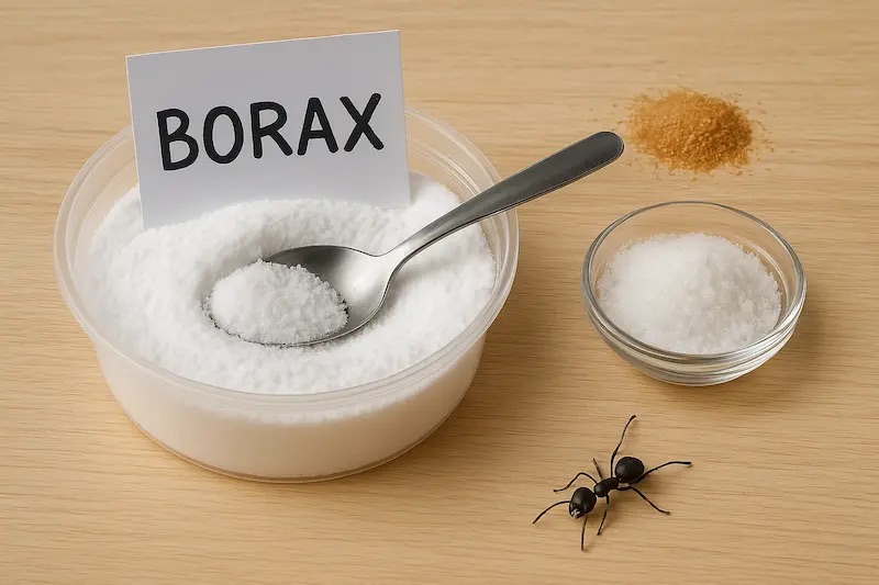 Zeminde Boraks ve haşere kontrolü ekipmanları