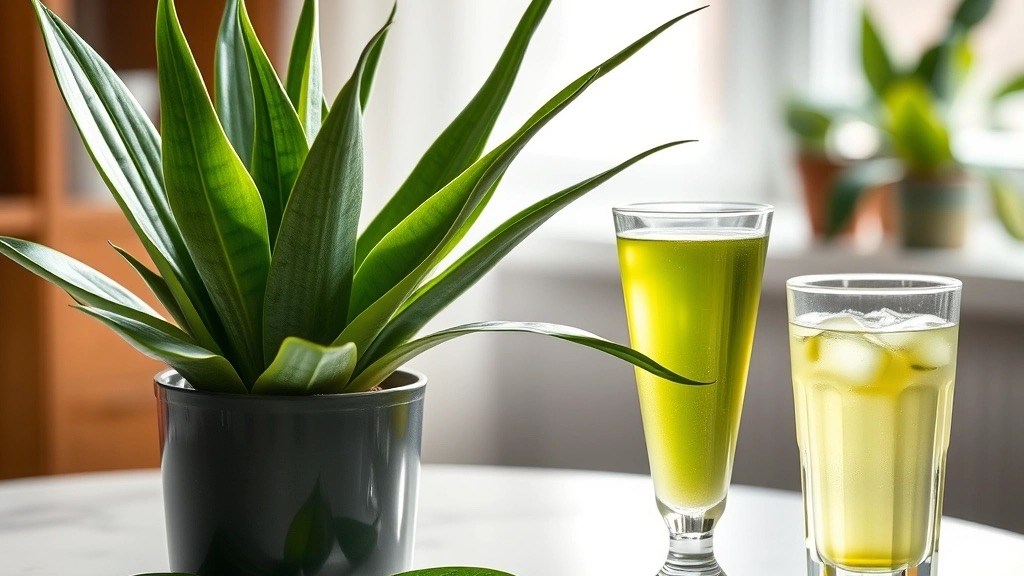 Kılıç otu, bağışıklık güçlendirir, cildi korur ve ev havasını temizler.